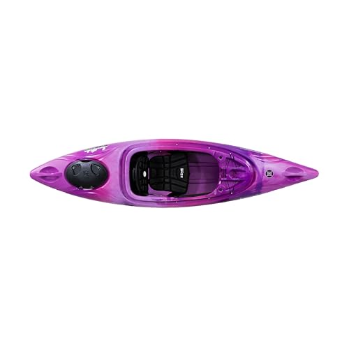 Perception Kayaks Joyride 10 Sit Inside Kayak for Adults and Kids Recreational and Multi-Water Selfie Slot - Mystic