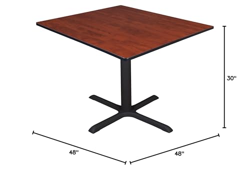 Regency Cain 48" Square Breakroom Table Cherry