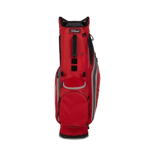 Titleist Hybrid 14 Golf Bag Red/Charcoal/Gray