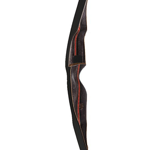Bear Archery Fred Super Grizzly Recurve 45 lbs LH Black Maple-Red Stripe