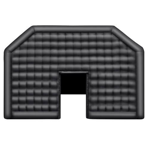 VEVOR Inflatable Nightclub Party Tent with Disco Lights, 26.2 x 19.7 x 13.1 Ft, Black