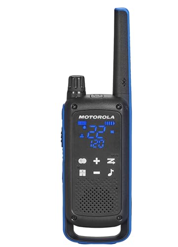 Motorola Solutions Talkabout T802 Portable FRS Two Way Radio Walkie Talkies 8 Pack Blue/Black