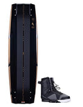 Hyperlite Rusty Pro Mens Wakeboard 143 W/Team X Bindings Black/Gold 143cm/(11-12)