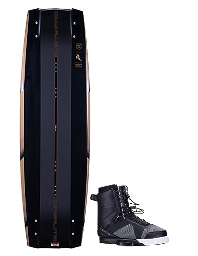 Hyperlite Rusty Pro Mens Wakeboard 140 W/Team X Bindings Black/Gold