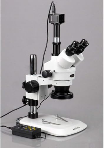 AmScope Digital Trinocular Stereo Zoom Microscope Multi