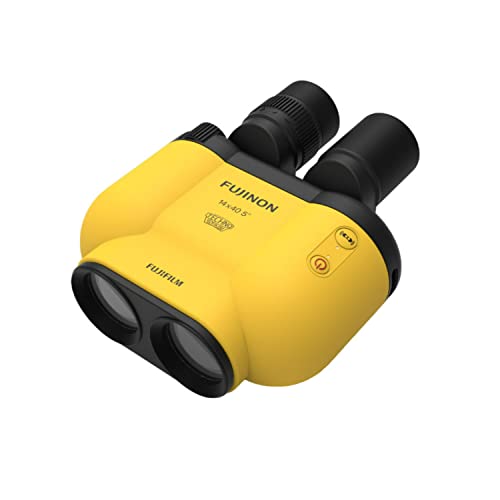 Fujifilm TS-X 1440 Techno Stabi Binoculars Bundle with Hard Case and Straps Yellow