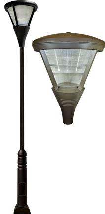 DABMAR LIGHTING INC Cone Shape Post Fixture GM5870-BZ-MT