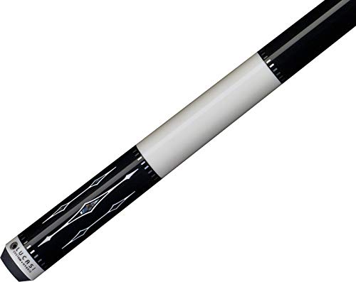 Lucasi Hybrid LHC99 Pool/Billiard Cue Stick Black & White Abalone Inlays