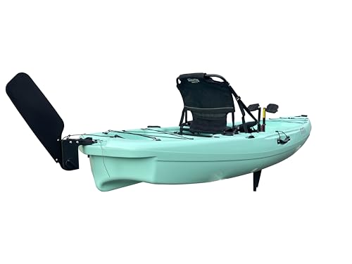 BKC Brooklyn 10.0 Single Pedal Sit On Top Fishing Kayak Teal