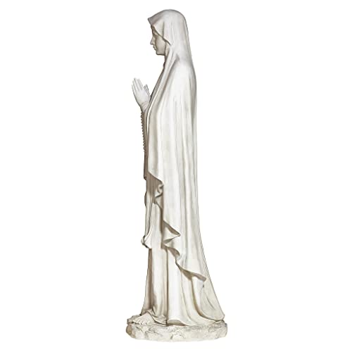 Design Toscano Life Size Blessed Virgin Mary Statue Antique Stone