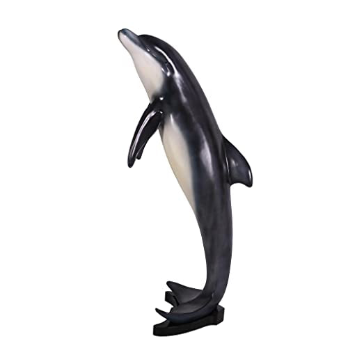 Design Toscano Large Leaping Sea Dolphin Statue Full Color