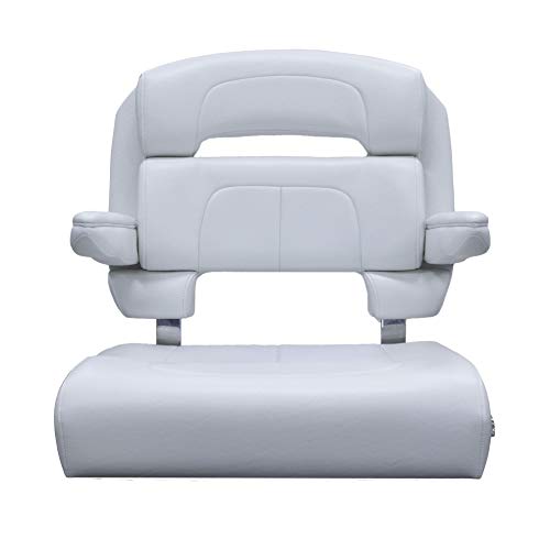 TACO Metals Capri Deluxe Helm Chair 25 Inches Wide White