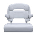 TACO Metals Capri Deluxe Helm Chair 25 Inches Wide White