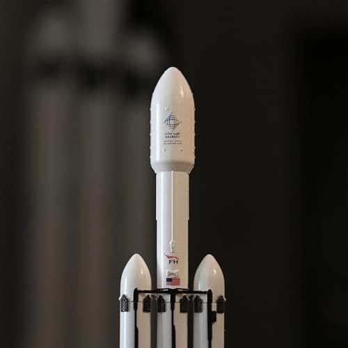 NOVSKI SpaceX Model Dragon Starship Falcon 9 Rocket Ornaments Set 4 Sets