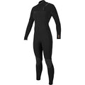 O'Neill Hyperfreak 4/3 mm Chest Zip Full Wetsuit Black/Black