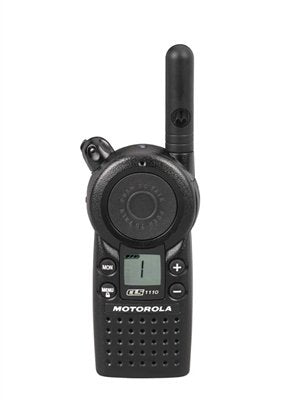 Motorola Solutions 5 Pack CLS1110 Two Way Radio Walkie Talkies Black