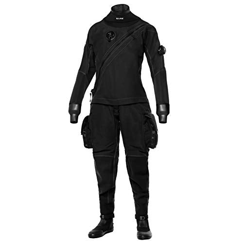 Bare Women's X-Mission Evolution Tech Drysuit Black Large