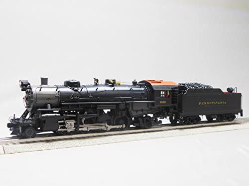 Generic MTH Premier PRR 2-8-2 USRA Light Mikado Steam Locomotive Engine #9628 O Gauge Black