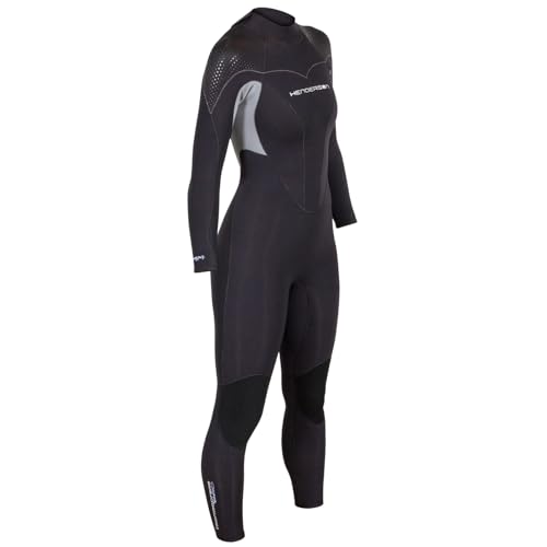 Henderson Women's Thermoprene Pro 5mm Back Zip Wetsuit Black Size 22