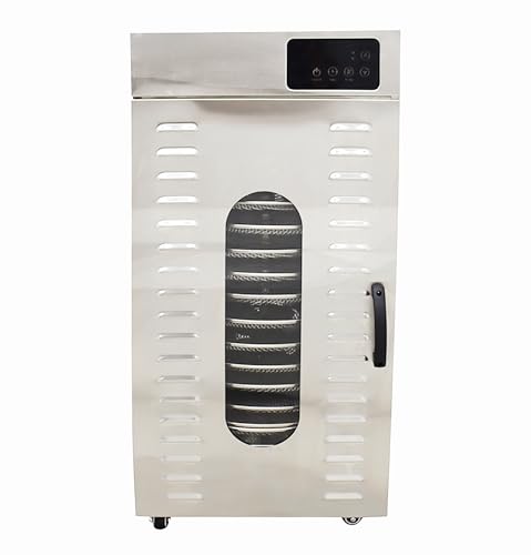 TECHTONGDA Commercial 16-Layer Food Dehydrator Rotary Dryer Stainless Steel