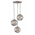 Bailey Street Home 3 Light Outdoor Pendant Red