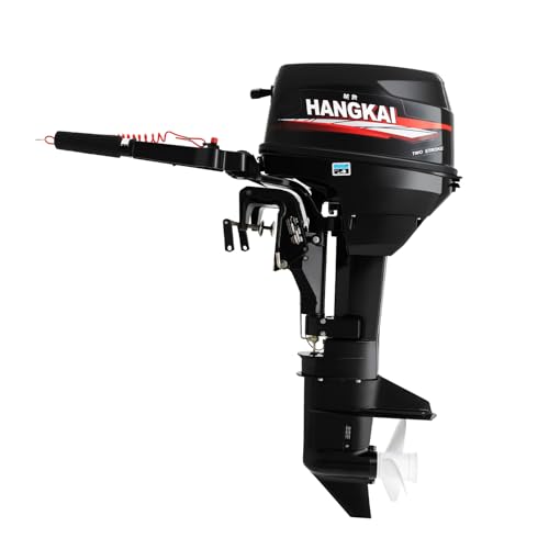 Xlsdlvcnxz 12HP 2-Stroke Hangkai Outboard Motor Black