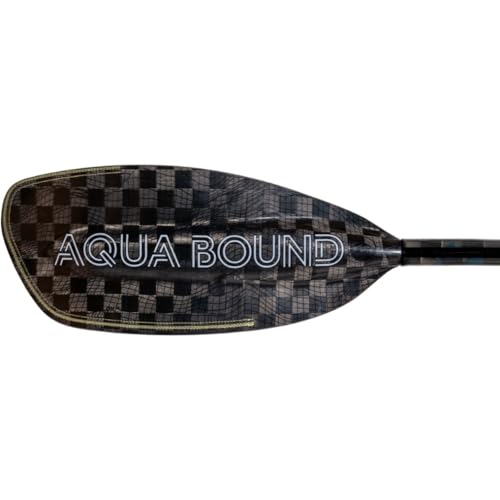 AQUA BOUND Aerial Major Carbon Versa-Lok Kayak Paddle Bent Shaft 4-Piece Black