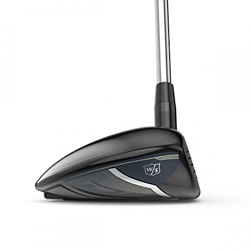 WILSON Staff D9 Golf Fairway 5 Wood - Men's Left Hand, Standard Length Regular Flex, 18 Degree Loft Gray