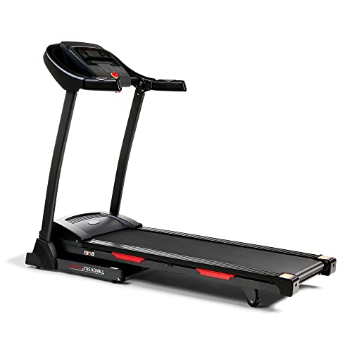 Sunny Health & Fitness Folding Incline Treadmill Black