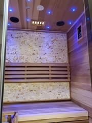 HEALTH AND MED.COM Canadian Red Cedar Wood Indoor Swedish Steam Sauna Wood