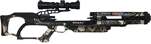 RAVIN R10 Predator Crossbow Bundle with Hard Case, Shoulder Sling, and Broadheads Gray