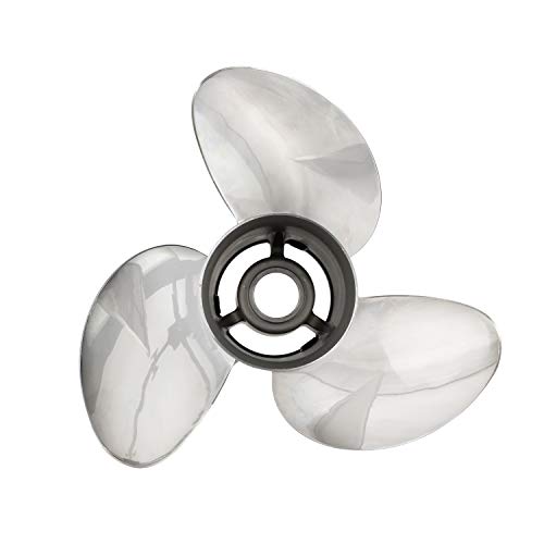 Quicksilver Q3 13.6" Diameter 21" Pitch 3-Blade Stainless Steel Propeller Right Hand Rotation