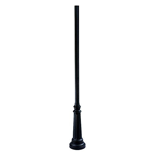 Acclaim Lighting Fluted Outdoor Post Light 8" Matte Black