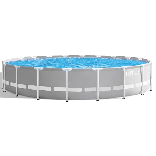 Intex Prism Frame Premium Pool Set 22' x 48'' Above Ground Swimming Pool Multicolor