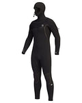 Billabong Mens 5/4mm Furnace Hooded Chest Zip Full Wetsuit Black XX-Large