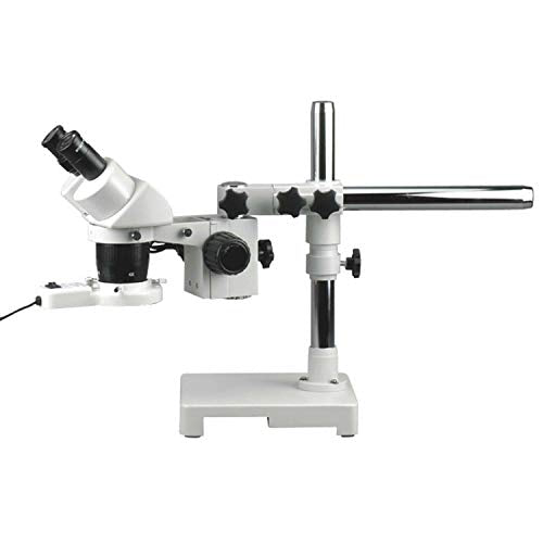 AmScope Binocular Stereo Microscope 10X/30X White