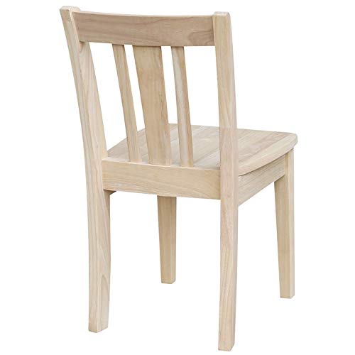 IC INTERNATIONAL CONCEPTS Table with 4 San Remo Juvenile Chairs Unfinished