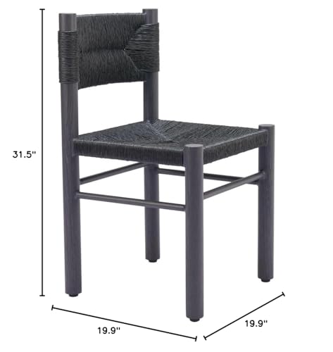 Zuo Iska Dining Chair Black
