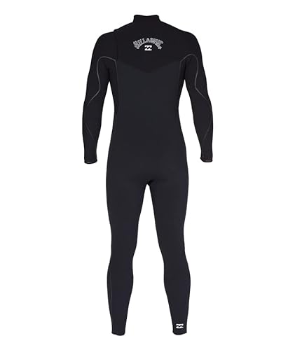Billabong Mens 4/3mm Furnace Natural Zipperless Fullsuit Wetsuit Black Small