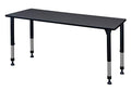 Regency Kitt Height Adjustable Classroom Table 60" x 30" Slate