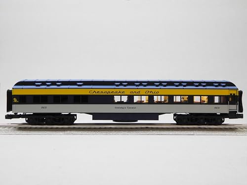 Lionel Chesapeake & Ohio STATIONSOUNDS Diner Car #965 O Gauge Multicolored