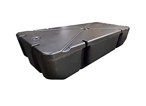 Patriot Docks Low Profile 4ft x 8ft Floating Dock Section Gray Polypropylene