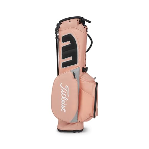 Titleist Golf Players 4 Stand Bag Peach/Gray