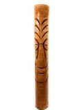 Tikimaster Lips of Fire Tiki Statue 60 in Natural Finish Outdoor Pool Decor