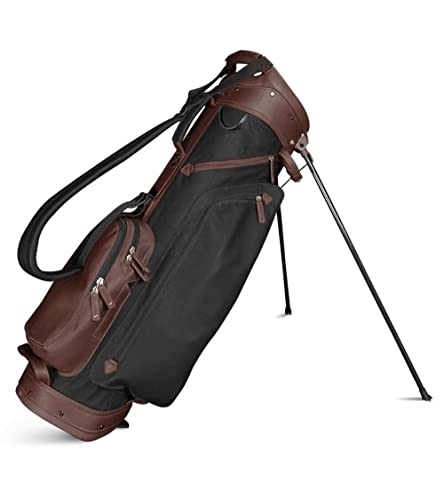 Sun Mountain 2020 Leather Stand Golf Bag Black-Brown