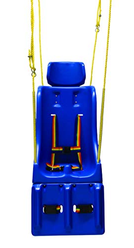 Skillbuilders Full Support Swing Seat with Pommel and Leg Rest, Large
