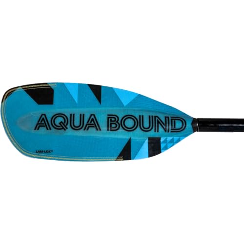 AQUA BOUND Fiberglass Kayak Paddle Blue