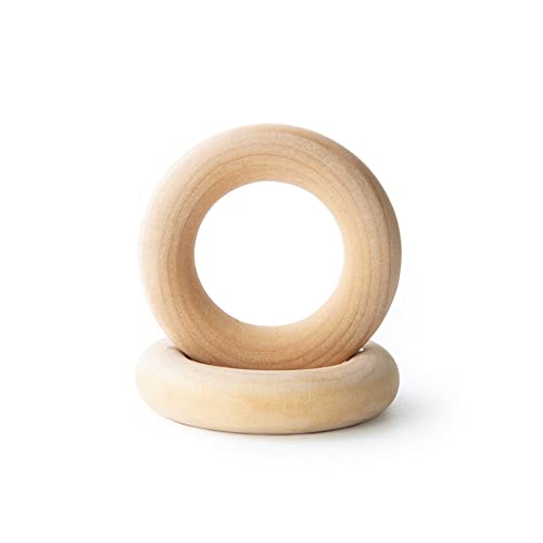 That Wood Work 300 Pcs Wooden Toss Rings 2-1/4" OD