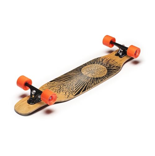 Loaded Boards Symtail Longboard Skateboard Complete Flex 2 Orange