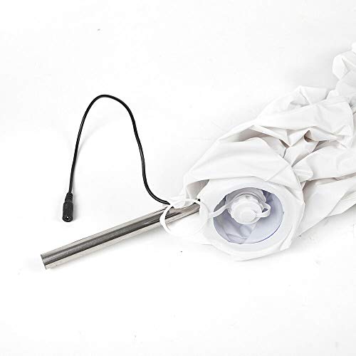 ZHFEISY LED Inflatable Balloon with Tripod Stand for Event Advertising LED White Light